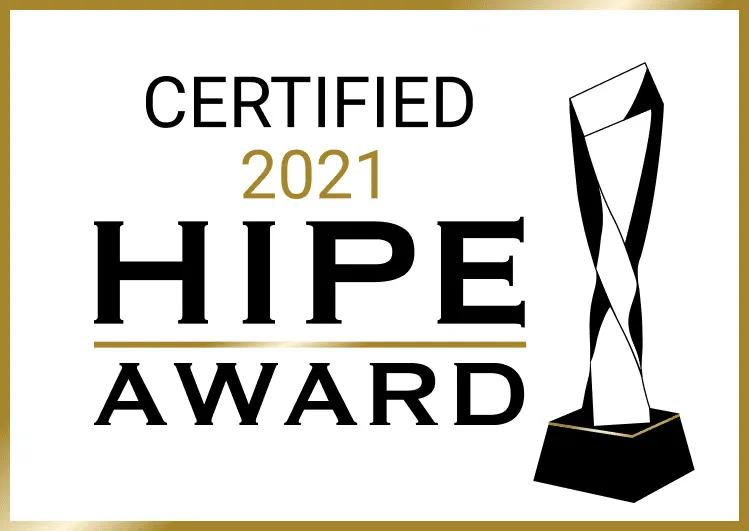 HIPE Award 2021 Prüfsiegel